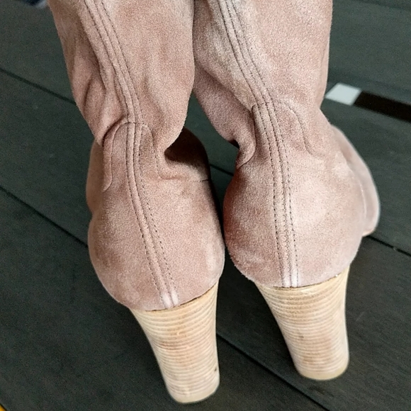 STUART WEITZMAN Peep Toe Ankle Heeled Boots - Picture 14 of 17